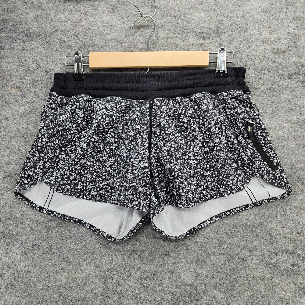 Lululemon Shorts Womens 4 Lined Running Black Yoga